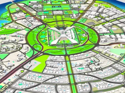 Capital Hill Australian Capital Territory Canberra 3D model