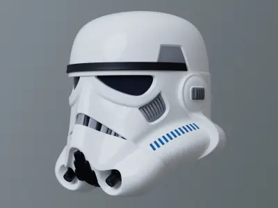 Star Wars - Stormtrooper Helmet 3D model