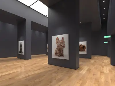 Art Gallery 012 3D model