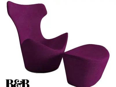 BB Italia Grande Papilio Free 3D model