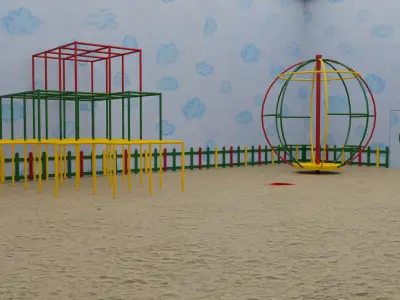 Squid Game Dalgona Playground Map 3D model