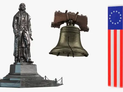  American Independence Symbols Collection 