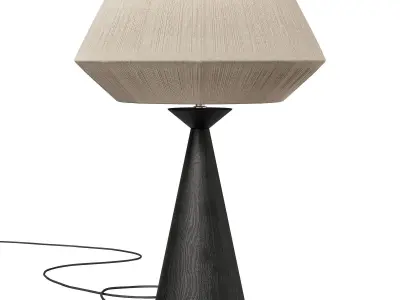 Totora Table Lamp by CB2 3D model
