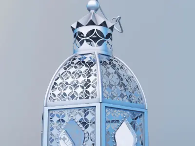 Lantern Moroccan Style Small 3D model