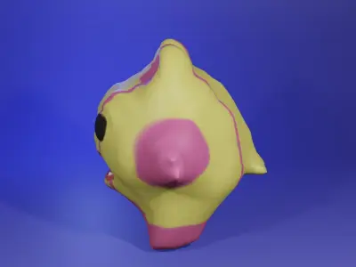monster 3d model toy Low-poly 3D model