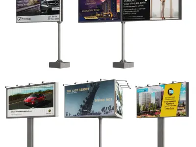 Billboards for real estate 3D model