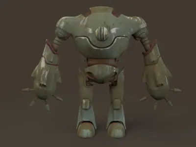 robot for games 3D model