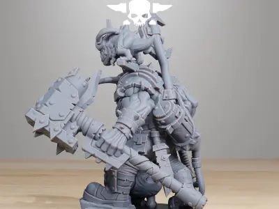 Orkaz BlackSkull 3D print model