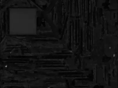 Rustic Pretzel Cottage 3D Model Sweet Log Cabin Low-poly 3D model