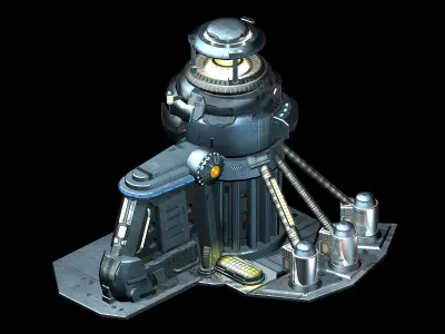 Functional mechanical object 03 3D model