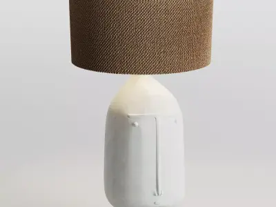 DaLo Important ceramic idol lamp base by GALERIE RIVIERA 3D model