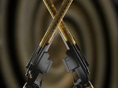 Remington 700 Golden Gangsta 3D model