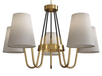 Aston Chandelier Low-poly 3D model