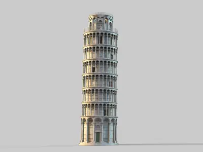 The Leaning Tower of Pisa  3D model