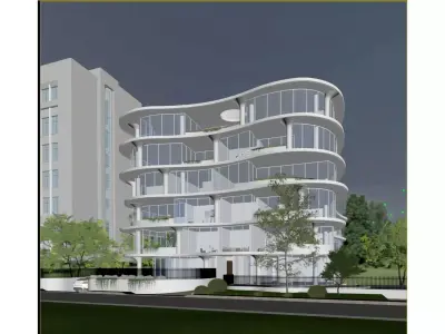 Modern Light Luxury Apartment 3D model