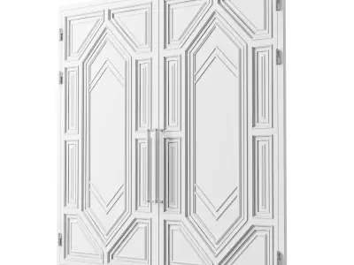 Gate black loft 016 3D model