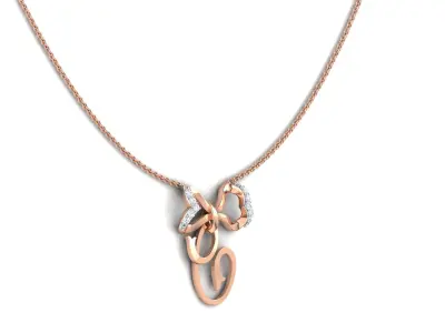 Alphabet -C- Pendant 3D print model
