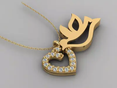 Pendant P078 3D Print Model 3D print model