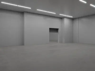 Industrial Warehouse Interior 2 Low-poly 3D model