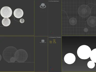 Landscape lamps Artemide Dioscuri tavolo Free 3D model