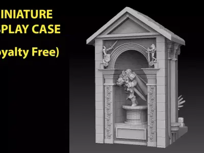 Miniature Display Case Royalty Free Version 3D print model