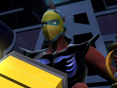 Duke Fleed Grendizer Low-poly 3D model