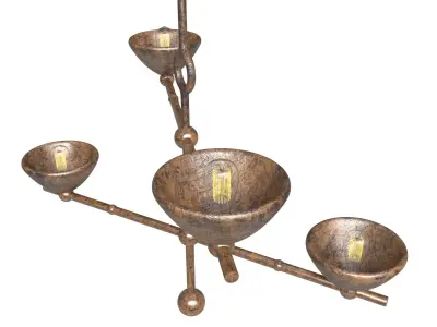 Vishal Chandelier Troy Lighting 3D model