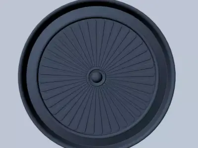 Rosette wheel 3D model