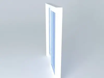 portaedson door with glass Free 3D model