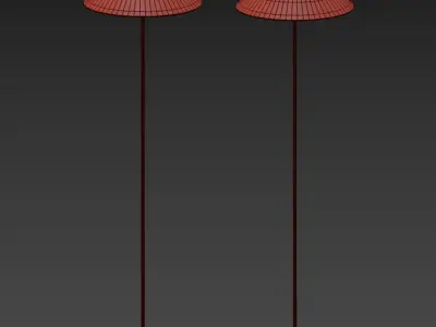 West Elm Beatrix Floor Lamp 3D model