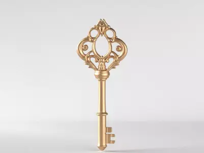 A Key 3D print model