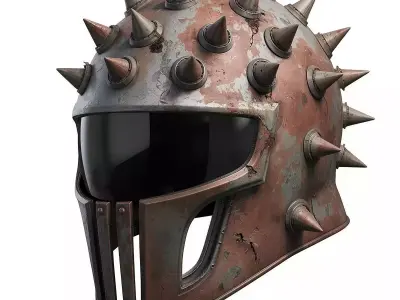 Cyber And Wasteland Tactical Helmets 3D Models Pack