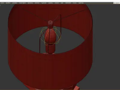 Gem Table Low-poly 3D model