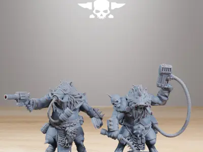 Corrupted Beasts 3D print model