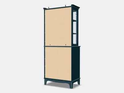 LOMMARP Cabinet with glass doors 3D model