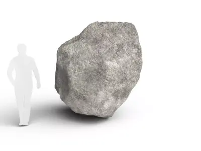 Rock M01A Low-poly 3D model