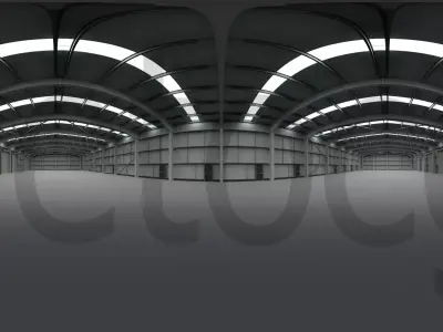 HDRI - Warehouse Interior 2 Texture