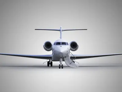  Private Jet Large White Gen 