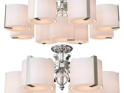 Newport 313 Chandeliers 3D model