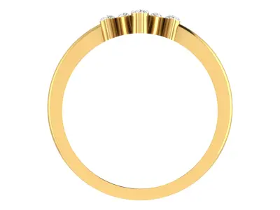 Women Ring  Render 3dm STL OBJ FBX Details 3D print model 209