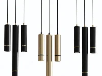 Surface Hanging COB Light 3D model