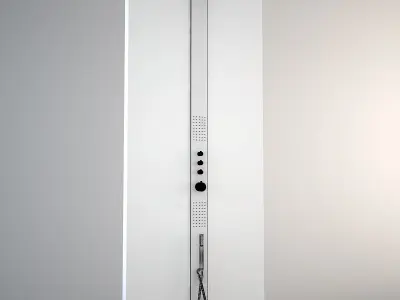 Fantini Acquatonica shower panel 3D model