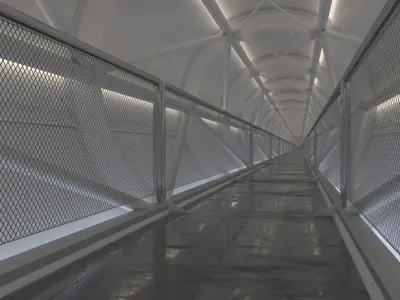 Sci-Fi Tunnel 2 3D model