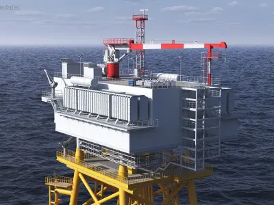  Wind Turbines and Substation Collection 