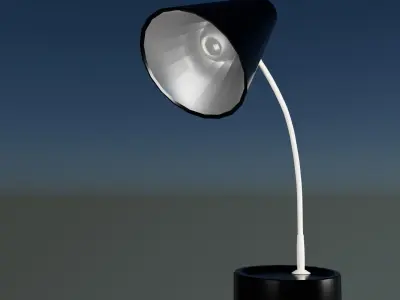 Desk Lamp Low-poly 3D model