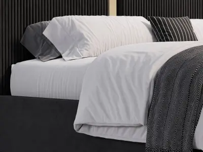 Trend modern bed By Evmoda collection 3D model