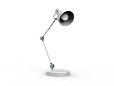 Rigged Desk Lamp 3D model purchase