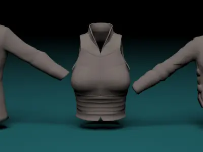 Science fiction outfits 3D model