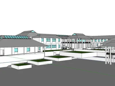 vacation spot-Resort-Fashion Leisure Hotel-0167 3D model