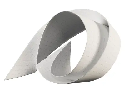 Ocean Wave Sculpture 3D model